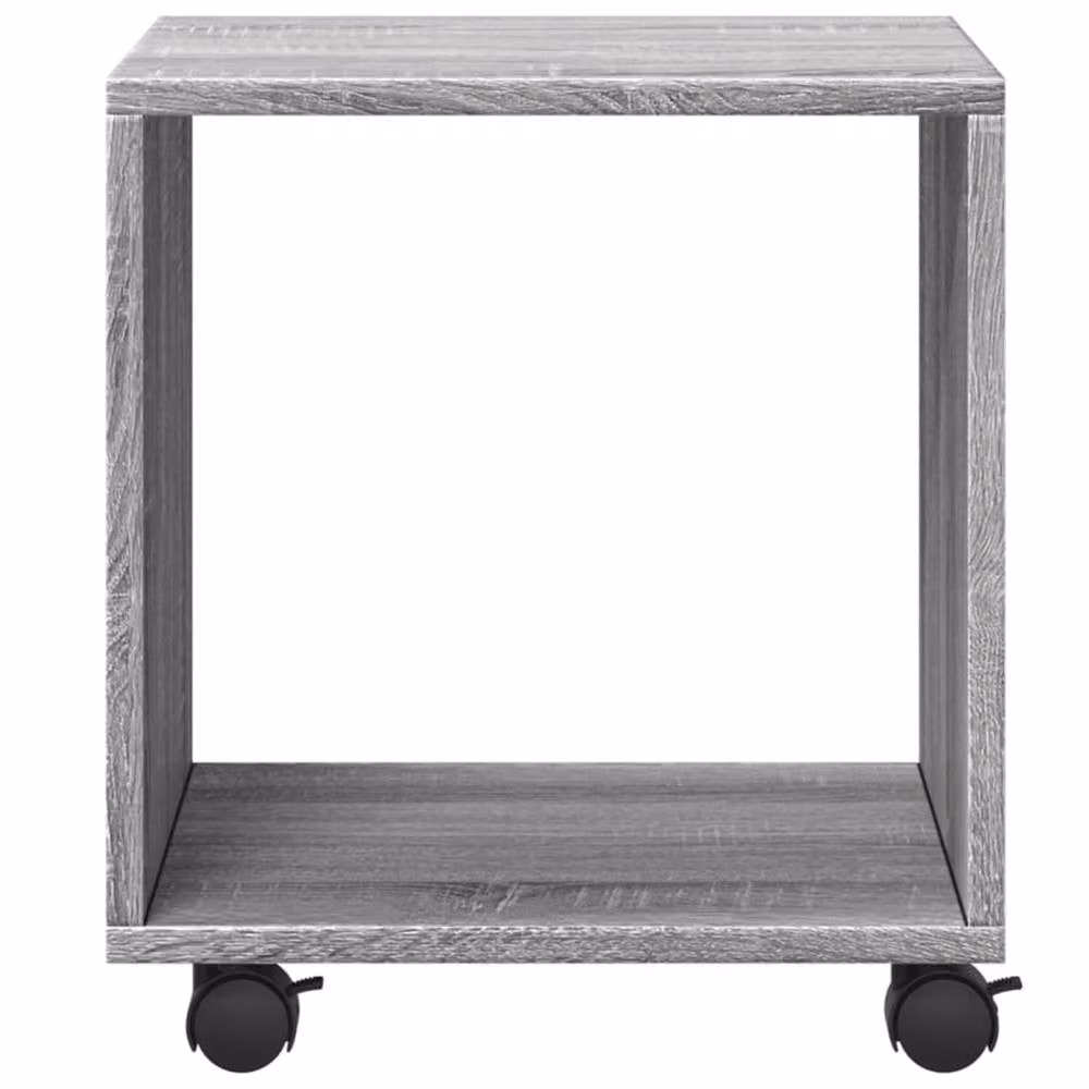 Berkfield Home vidaXL Rolling Cabinet in Grey Sonoma, W/D/H: 37 x 33 x 42.5 cm – 4