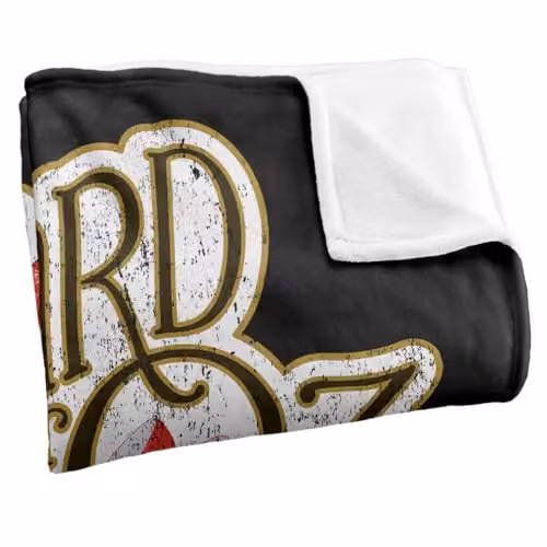 Warner Bros. The Wizard of Oz Logo Silky Touch Super Soft Fleece Throw Blanket, Multicolour, W: 91.44 cm x L: 147 cm – 2