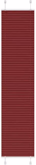 Berkfield Home Single Pleat Corded Blind in Bordeaux Red, W: 50 cm, H: 200 cm