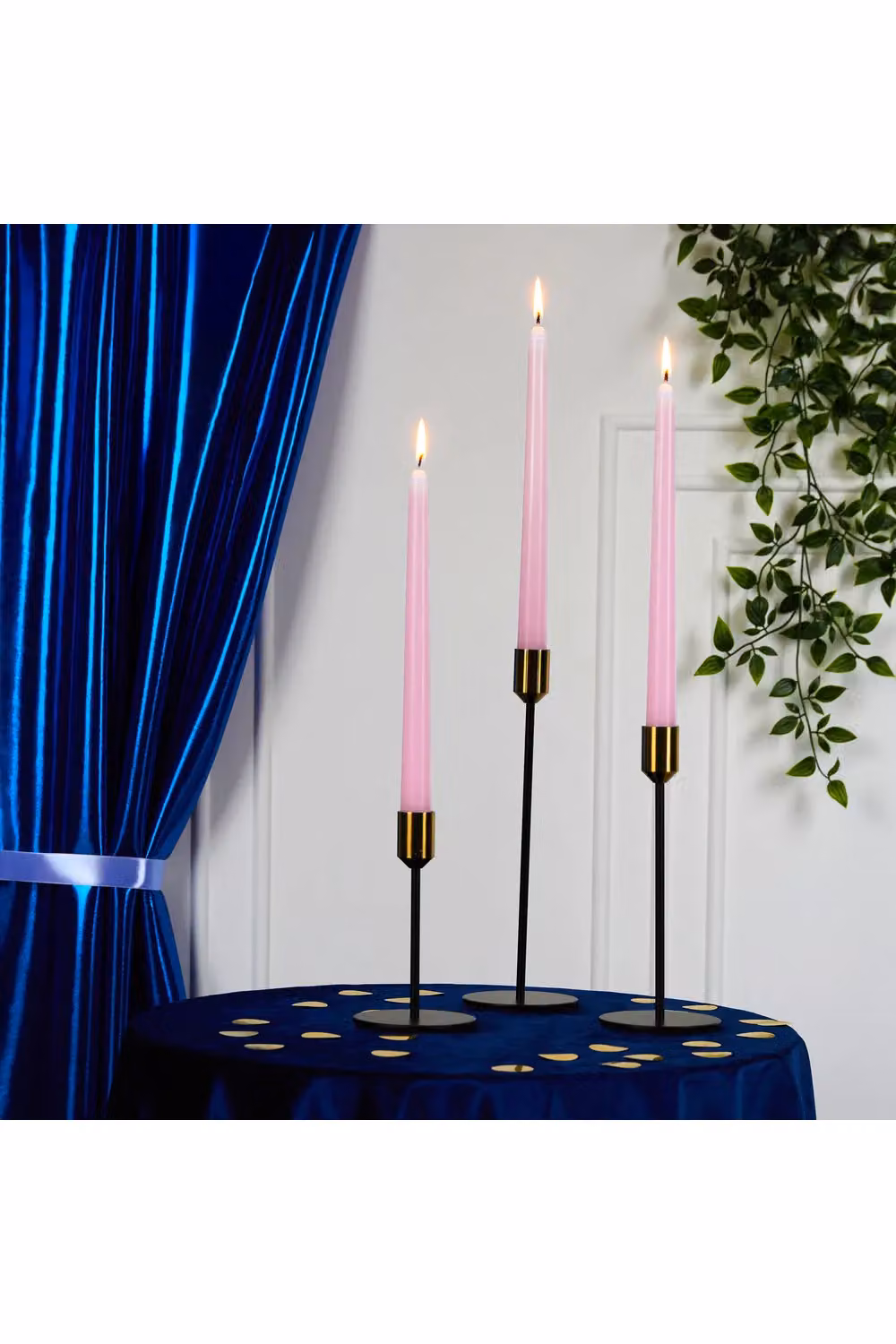Deco Express Set of 15 Taper Candles in Pink – 4