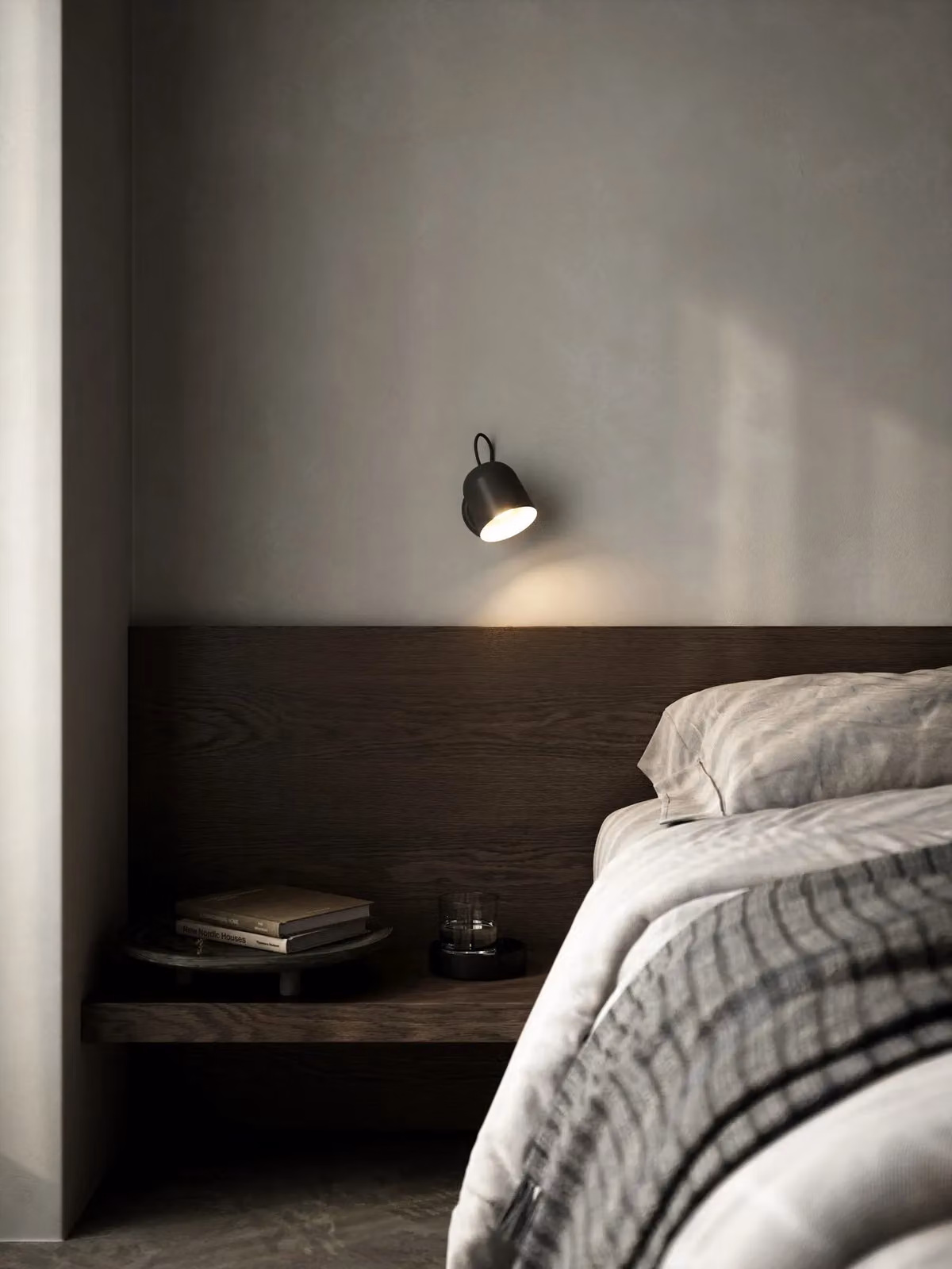 Nordlux Angle Black Metal Adjustable Wall Light with GU10 Bulb for Bedroom or Bathroom – 3