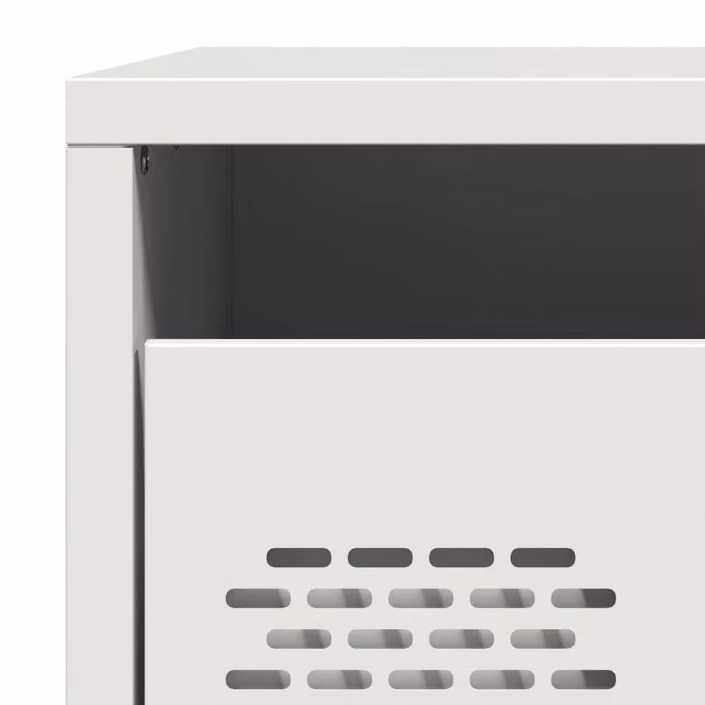 Berkfield Home Timeless Bedside Cabinets, 2 Piece Set, White, W/D/H: 35 x 39 x 43.5 cm – 4