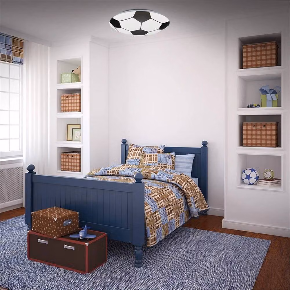 SPETLEK LED Football Ceiling Light in White, Black or Multicolour – 3