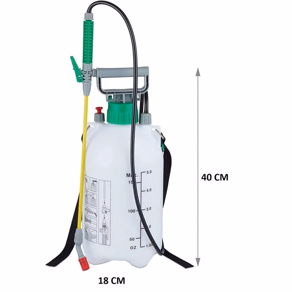 EONLION Manual Pressure Sprayer for Garden, White, 5 l – 2