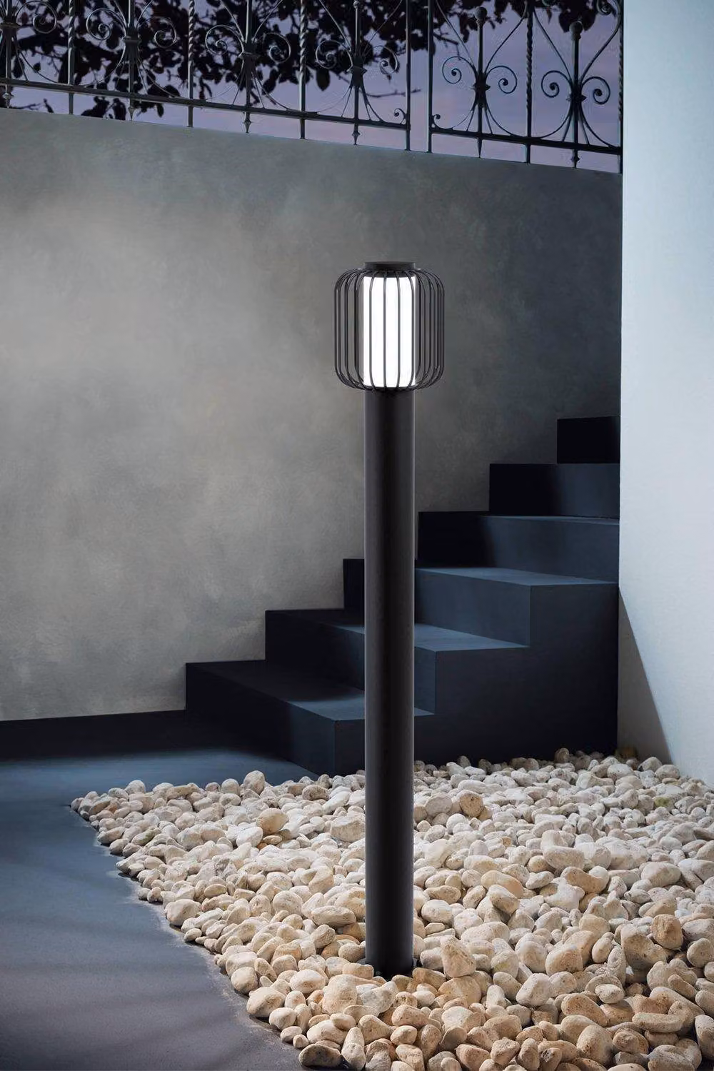 Eglo Ravello Black Steel Outdoor Floor Light for Garden and Terrace – 2