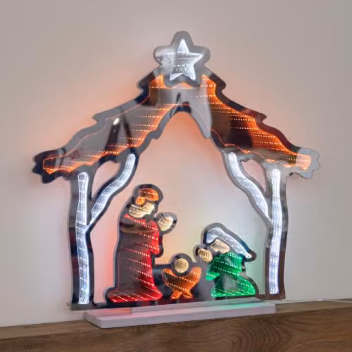 Samuel ALEXANDER Christmas Infinity Light up Nativity Scene with Multi-Coloured LEDs – 2