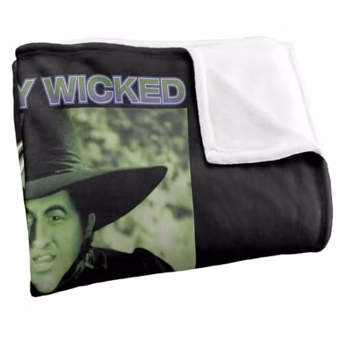 LOGOVISION The Wizard Of Oz Wicked Witch Silky Touch Super Soft Fleece Throw Blanket, Multicolour, W/D/H: 91 x 147 cm – 2