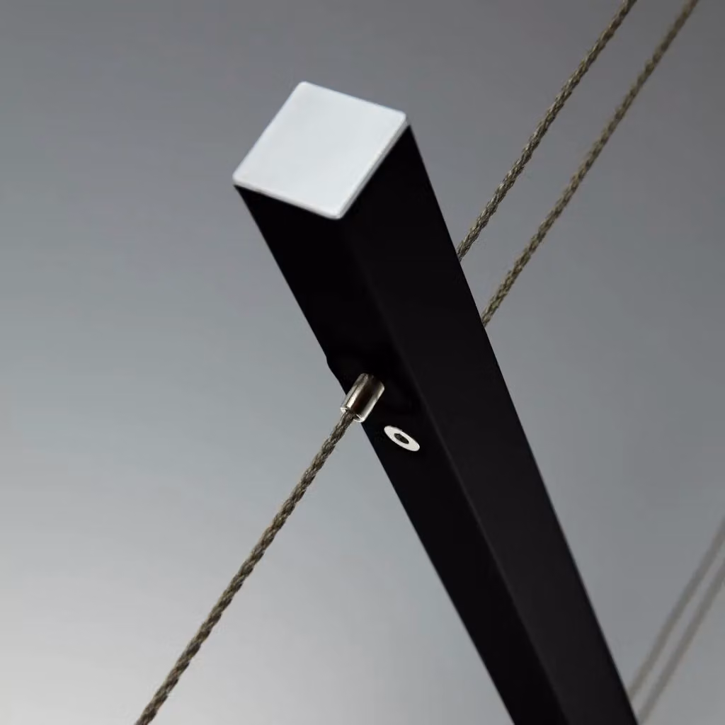 B.K.Licht Black Modern Dimmable LED Pendant Light with Adjustable Height and Glass Detail – 5