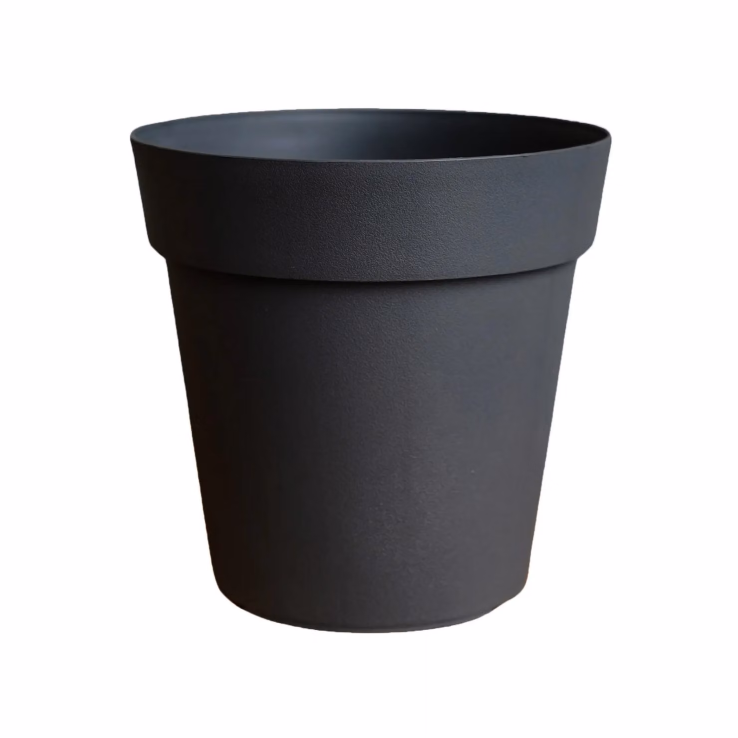 Ivyline Cleo Anthracite Planter with Black Wheels, Diameter: 40 cm – 2