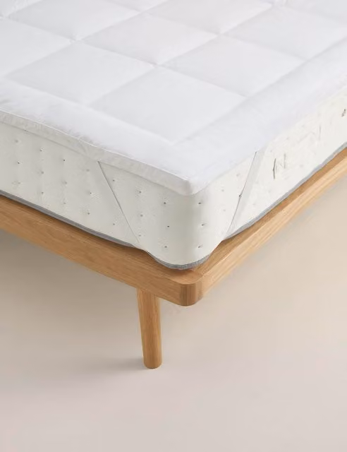 M&S Ultimate Comfort Mattress Topper, White, 6cm