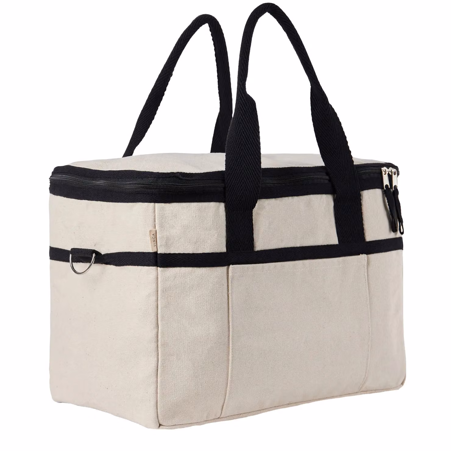 Vinga Volonne Aware 18L Canvas Cooler Bag in White – 2