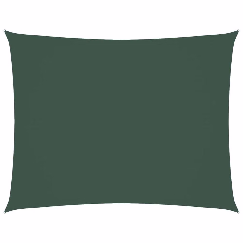 Berkfield Home Rectangular Oxford Fabric Sunshade Sail in Dark Green, 3.5 x 4.5 m – 2
