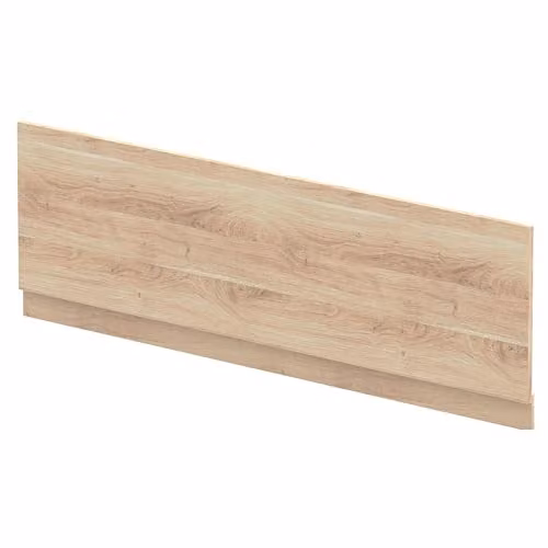 Balterley Wooden Front Bath Panel with Plinth in Bleached Oak, 1800mm – 1