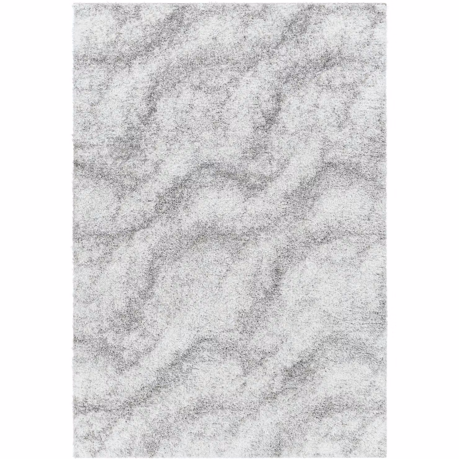 Livabliss Cloudy Shag Soft Plush Pile Rug in Grey, W: 160 cm, L: 215 cm – 2