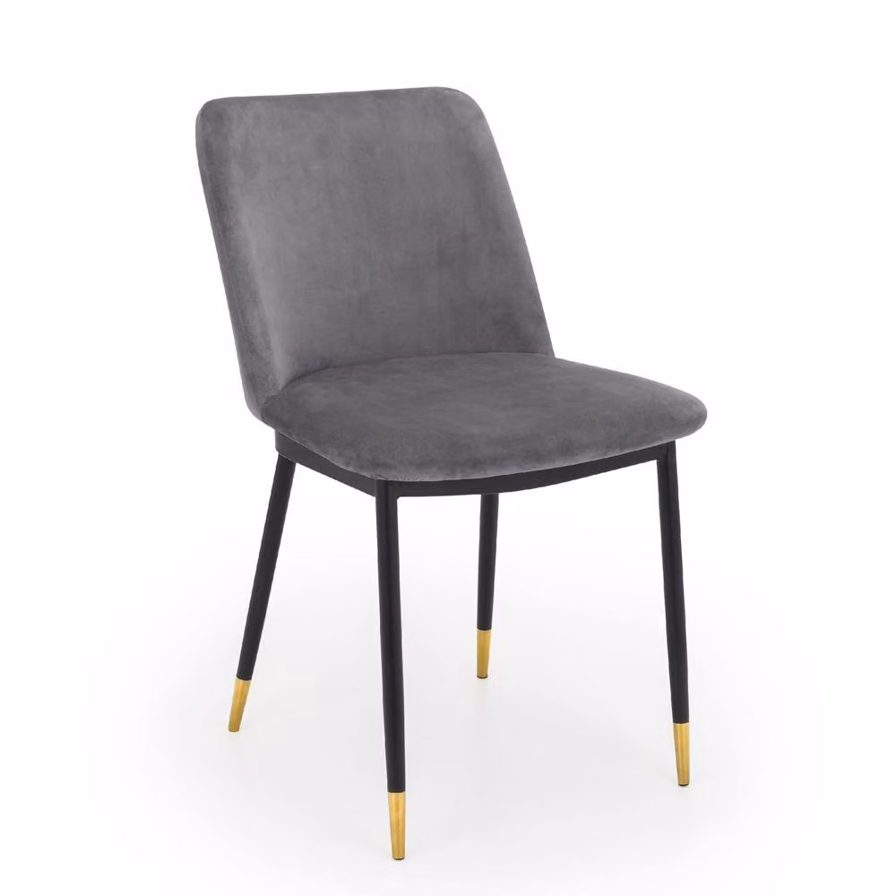 Cheshire Celeste Grey Velvet Dining Chairs, Set of 2 – 2