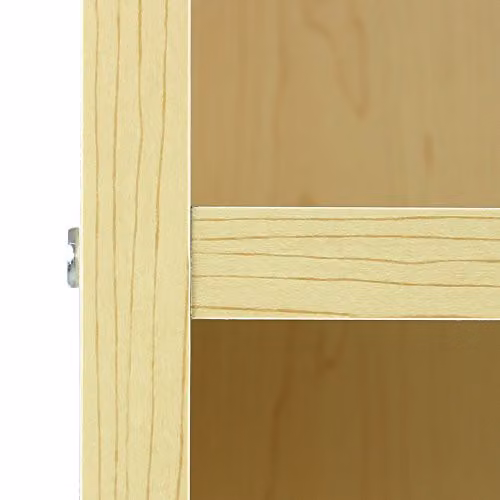 Monstershop Saturn Maple Shop Counter and Glass Retail Display Set in Beige – 2