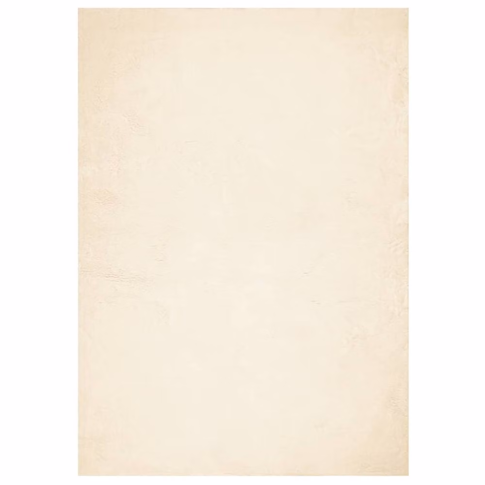 Berkfield Home HUARTE Short Pile Washable Rug in Beige, W: 160 cm, L: 230 cm – 1