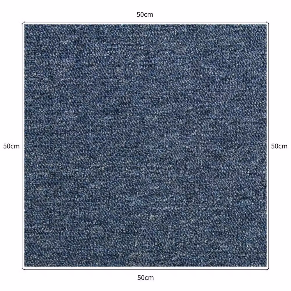 MonsterShop 40 Carpet Tiles in Storm Blue and Anthracite, 10m2 – 3