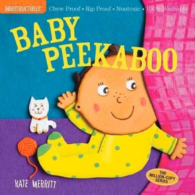 Amy Pixton Indestructibles Baby Peekaboo Multicolour Paperback Book