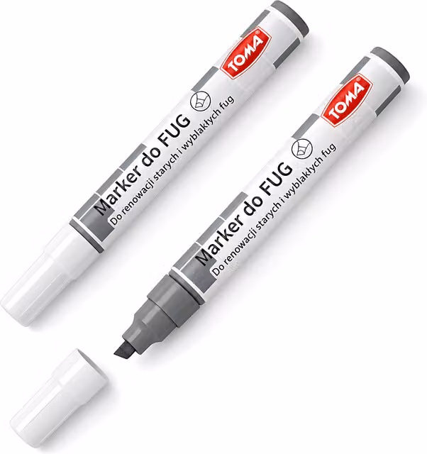 Sola Grout Marker Pen for Tile Joints in Grey (2 Pack)