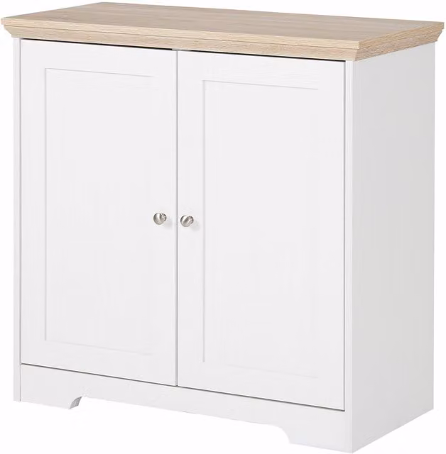 Dorel Nanna Sideboard in White Honey Oak