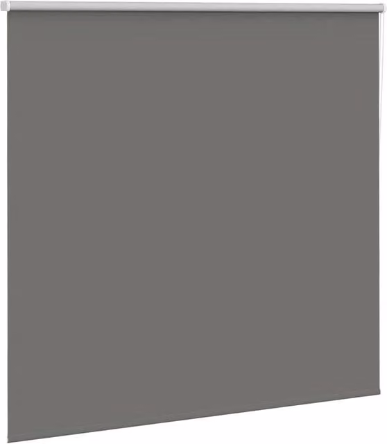 Berkfield Home Grey Blackout Roller Blind, W: 145 cm, H: 150 cm – 1