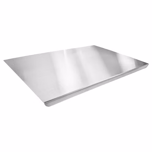 Argon Tableware Stainless Steel Counter Edge Chopping Board with Lip, Silver, W: 60 cm, D: 40 cm