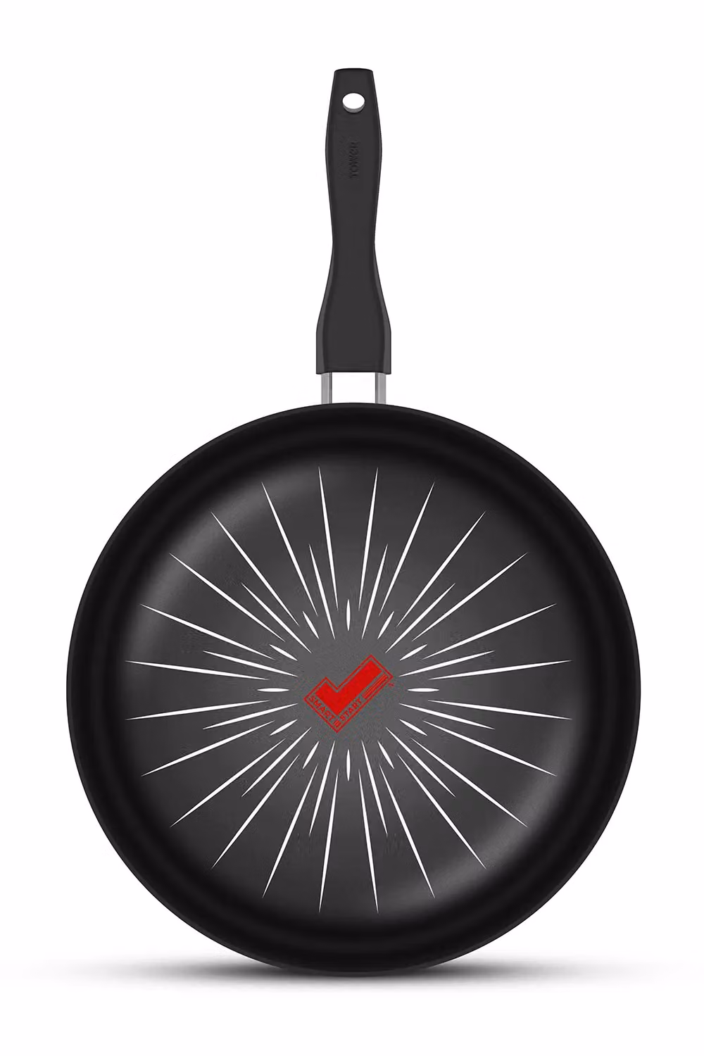Tower SmartStart Forged Aluminium Non-Stick Frying Pan, Black, 32cm – 3