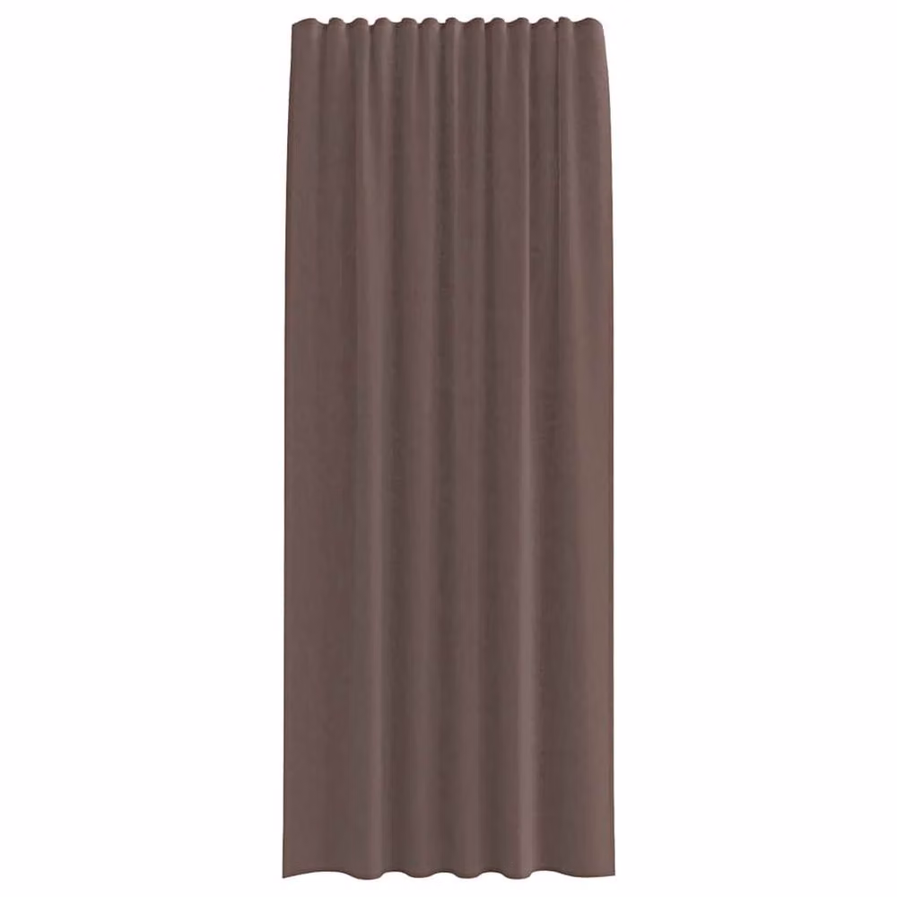 Berkfield Home Brown Voile Tab Top Curtains, 2 Pack – 3