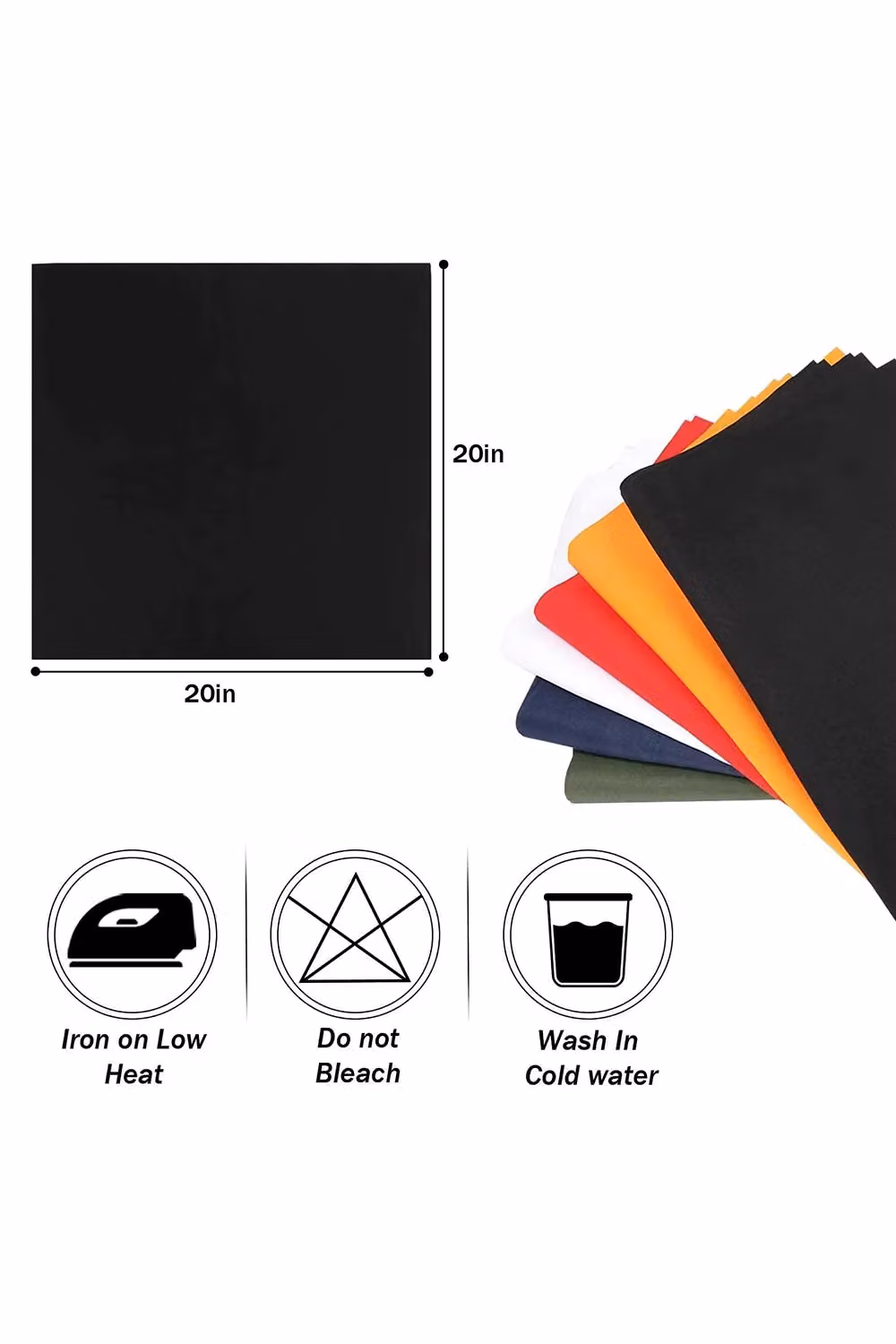 Neel Blue Diamond Velvet Napkin with Hemmed Edges in Rose Gold, 50 x 50 cm