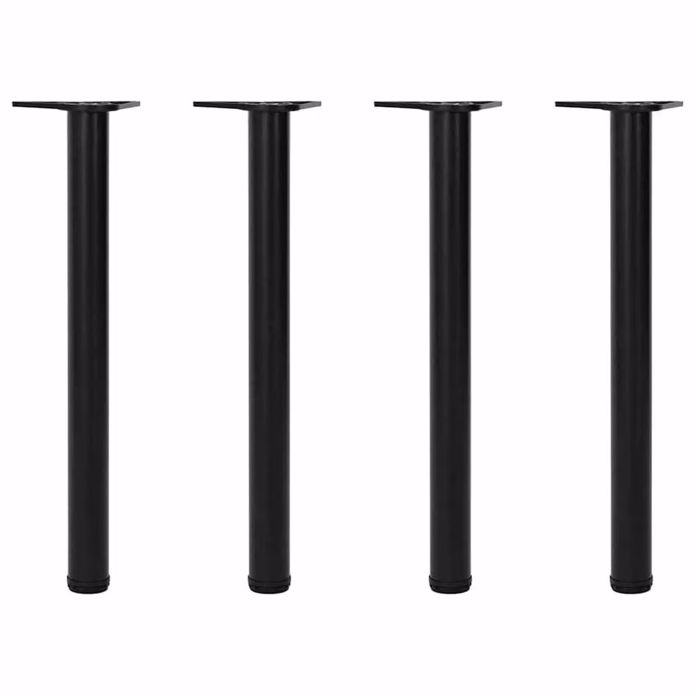 Berkfield Home Height Adjustable Table Legs, Black, H: 71 cm – 2