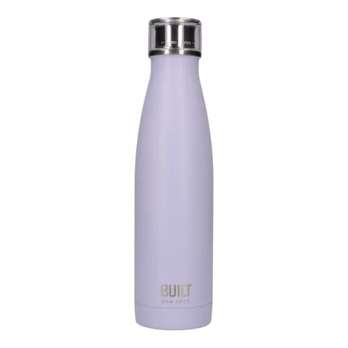 Built NY Double-Walled Insulated Stainless Steel Water Bottle, 340 ml, Purple – 1