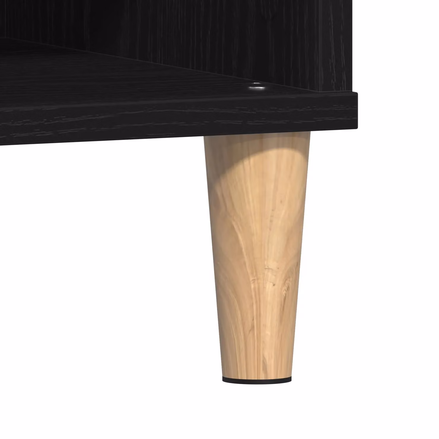Berkfield Home Black Oak Coffee Table, W/D/H: 60 x 60 x 30 cm – 4