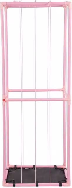 Ventryn Stuffed Animal Storage Holder and Plush Toy Organiser in Pink