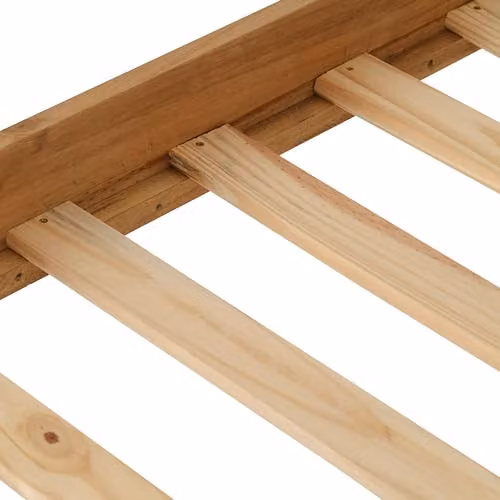Seconique Maya Double Bed Frame in Distressed Waxed Pine, Brown – 3