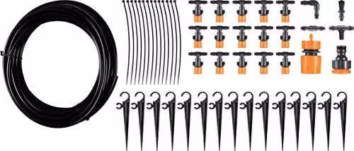 St Helens Home & Garden Micro Garden Irrigation System with Black Tubing