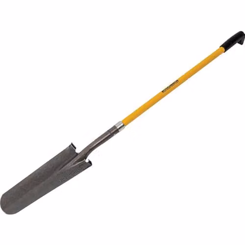 Roughneck ROU68237 Long Handled Drainage Shovel in Yellow and Black, Length: 146 cm
