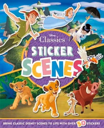 Disney Classics Sticker Scenes Multicolour Paper Sticker Book with over 50 stickers