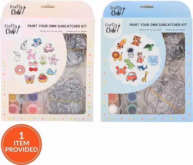 Crafty Club Multicolour Suncatchers Kit for Children