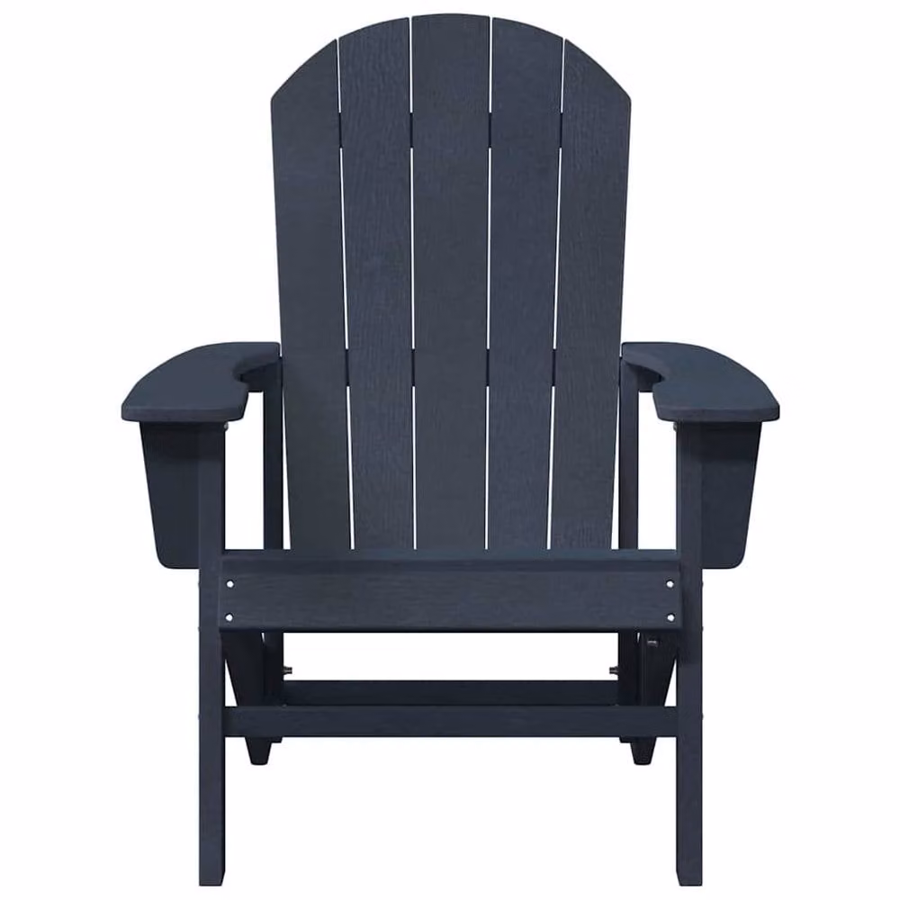 Berkfield Home Adirondack Chairs, 2 Piece Set, Navy Blue, W/D/H: 74 x 82 x 90 cm – 5