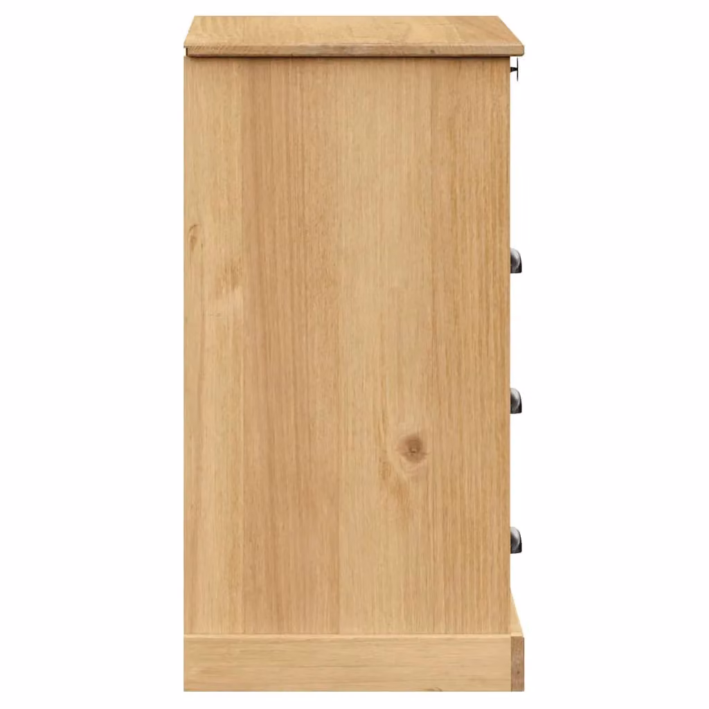 Berkfield Home VIGO Chest of Drawers in Brown Solid Pine Wood, W/D/H: 80 x 40 x 76 cm – 2