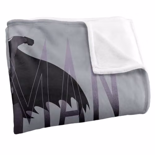 Warner Bros. Batman Caped Crusader Animated Series Super Soft Fleece Throw Blanket, Multicolour – 2