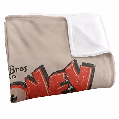 LOGOVISION Looney Tunes Retro Silky Touch Super Soft Throw Blanket, W/D/H: 152 x 127 cm, Multicolour and White – 2