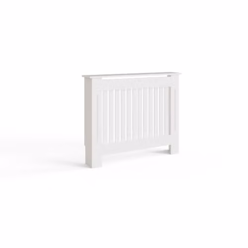 GFW Harrison Medium Radiator Cover in White Matt Striped Finish – 2