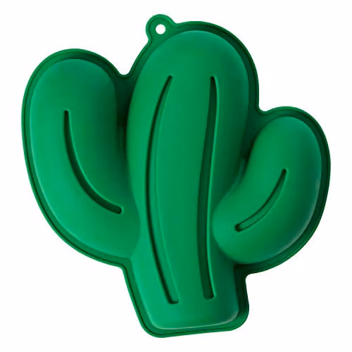Orsina Non-Stick Silicone Cactus Shape Cake Mould, Green