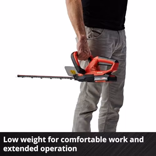 Einhell Power X-Change 18V Cordless Reciprocating Hedge Trimmer, Red – 4