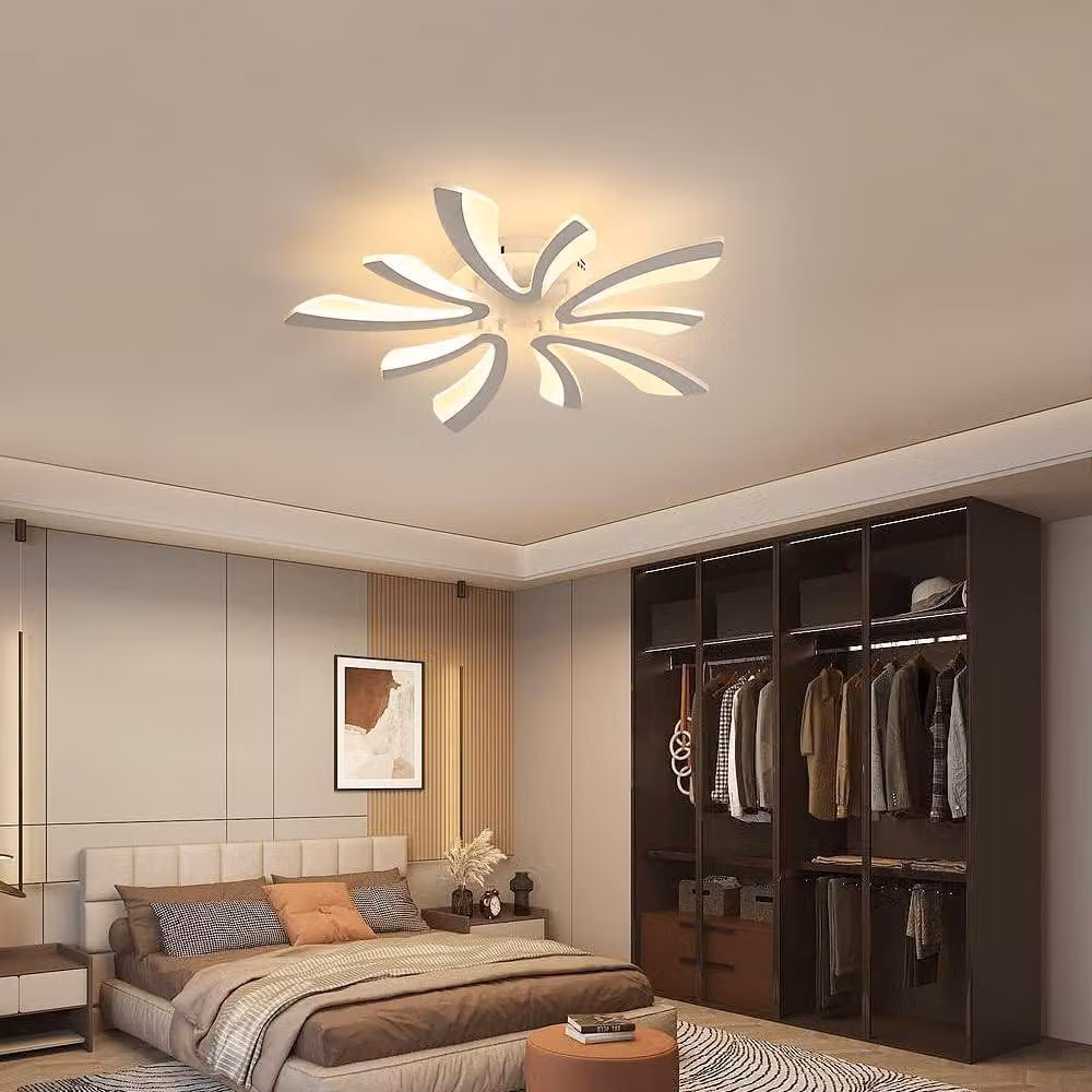 Goeco Modern Round LED Ceiling Light, 50W, Warm White, White – 4