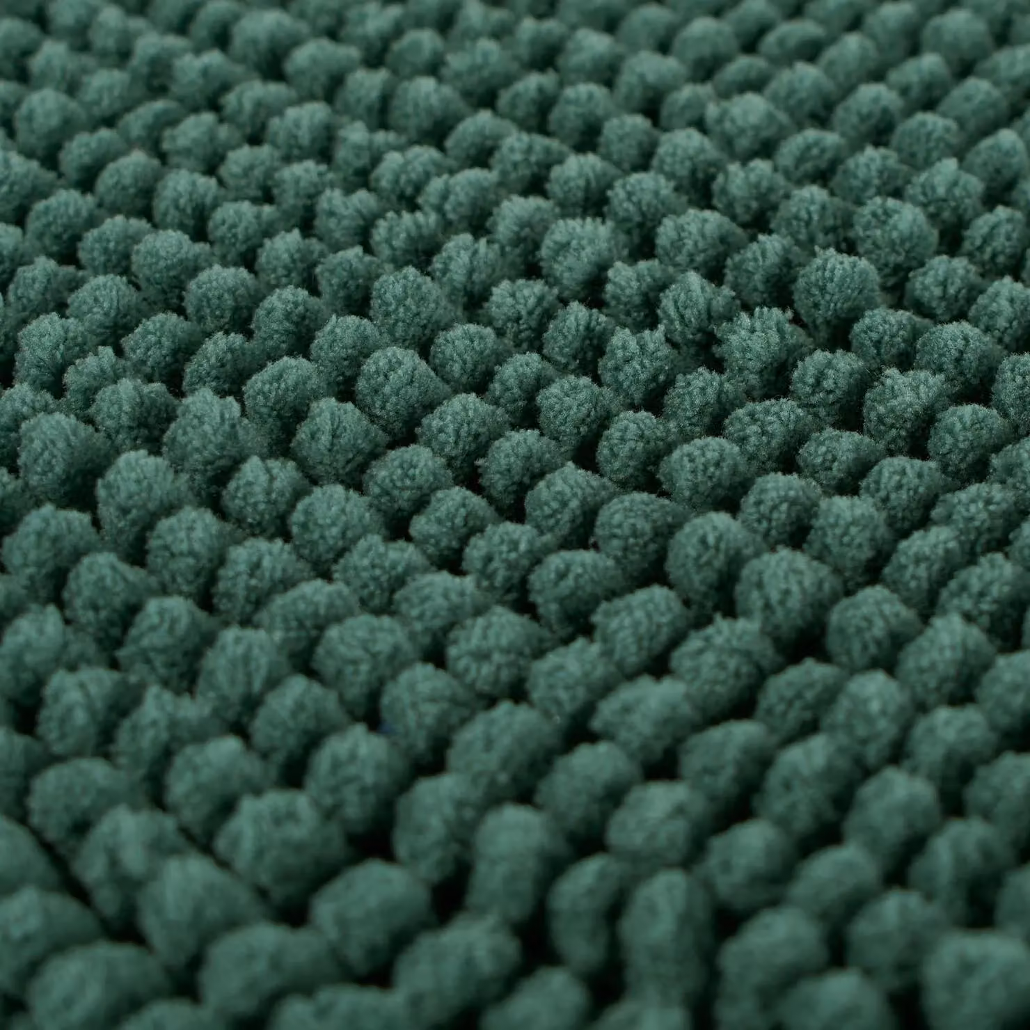 OHS Chenille Noodle Bath Mat in Green, W/D/H: 75 x 45 x 1 cm – 3