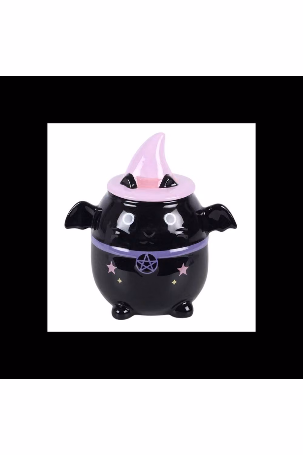 KDMD Pastel Bat Cat Ceramic Oil Burner and Wax Warmer in Multicolour – 2