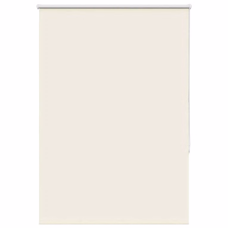 Berkfield Home Blackout Roller Blind in Off-White, W: 105 cm, H: 130 cm